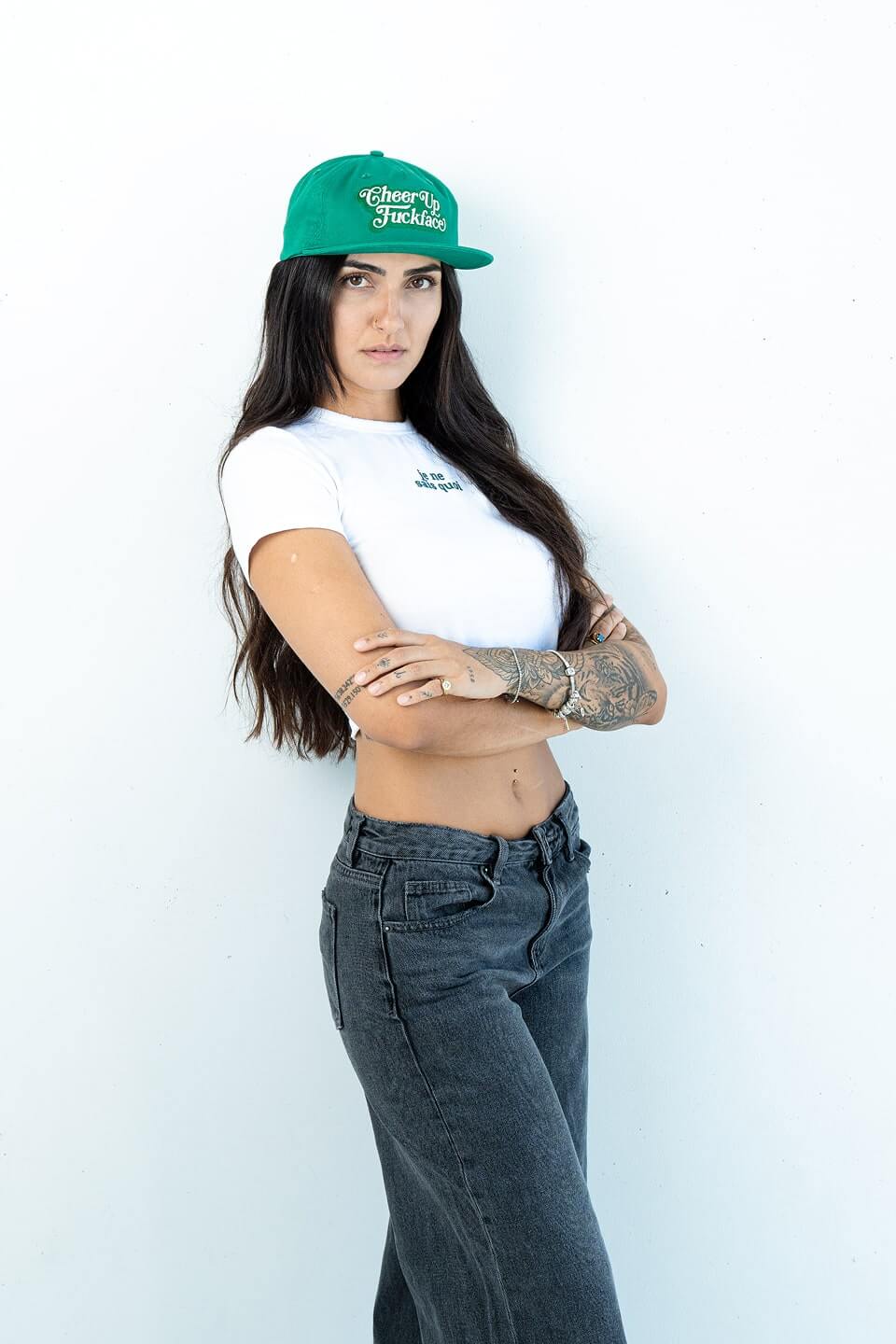 Bobby Lovejoy | Embroidered Cotton Snapback Cap - Green