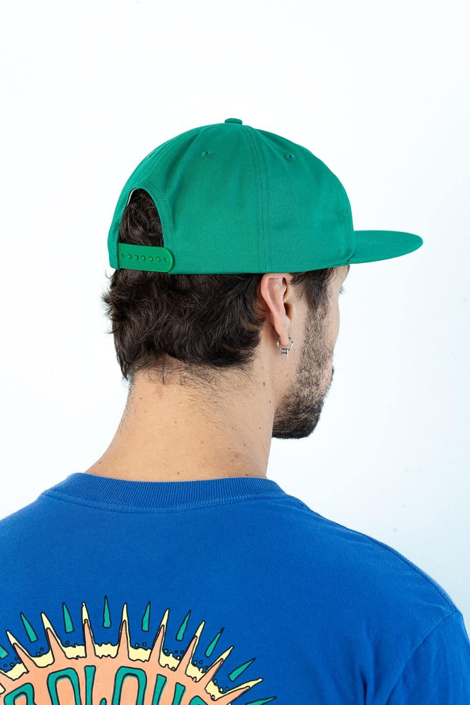 Bobby Lovejoy | Embroidered Cotton Snapback Cap - Green