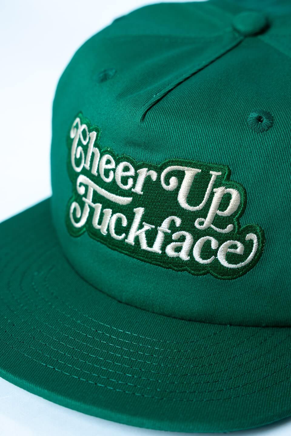 Bobby Lovejoy | Embroidered Cotton Snapback Cap - Green