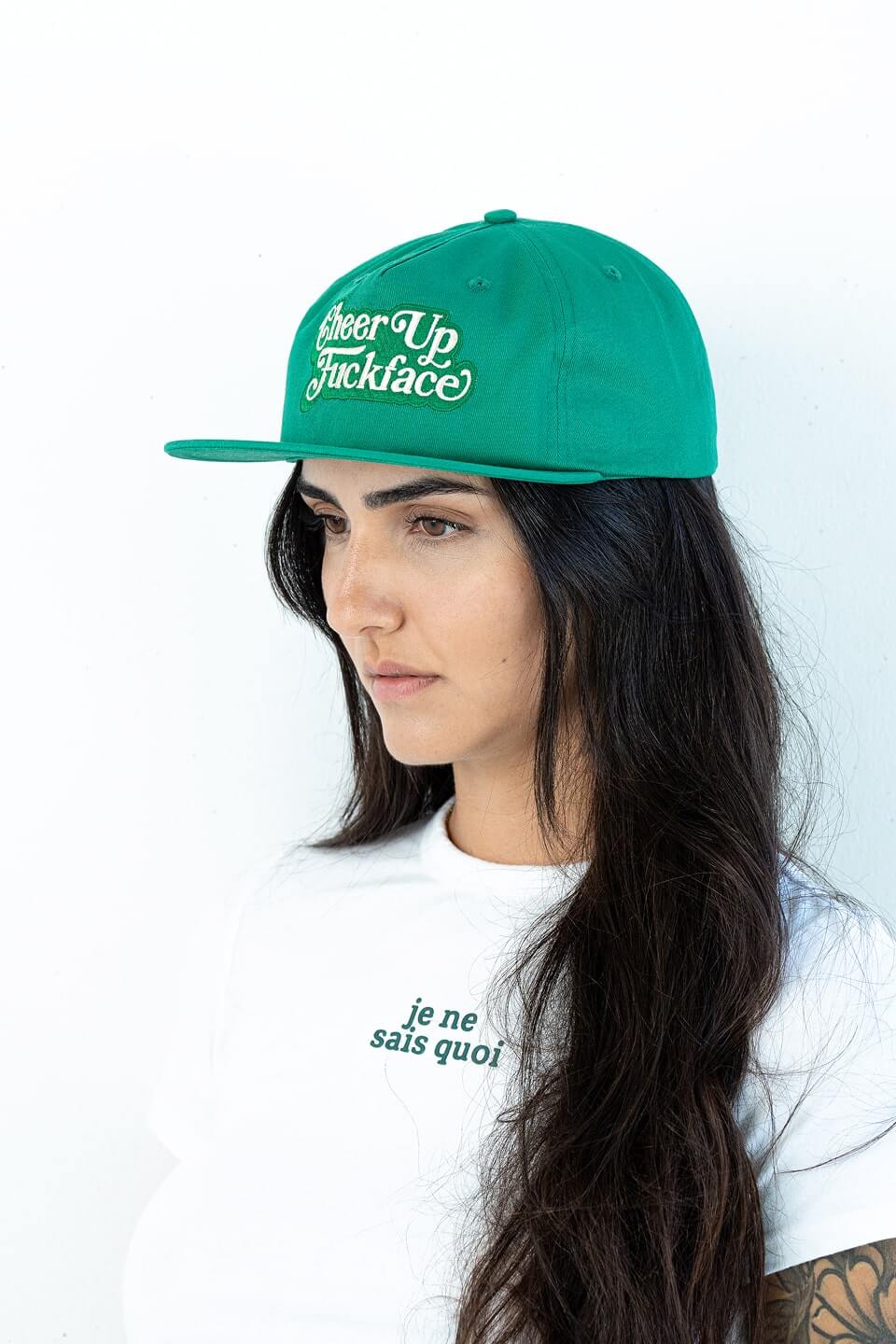 Bobby Lovejoy | Embroidered Cotton Snapback Cap - Green