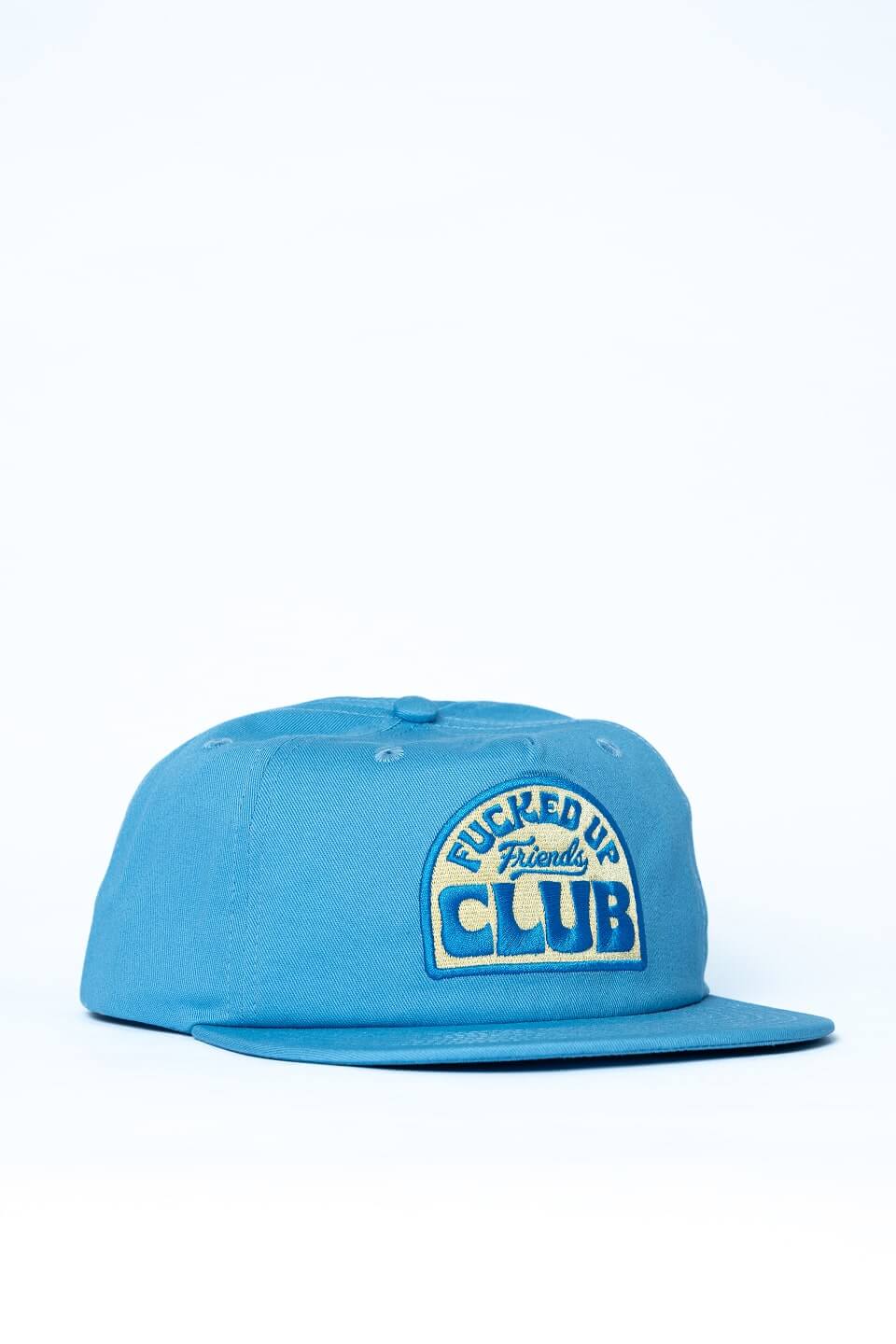 Bobby Lovejoy | Embroidered Cotton Snapback Cap - Light Blue