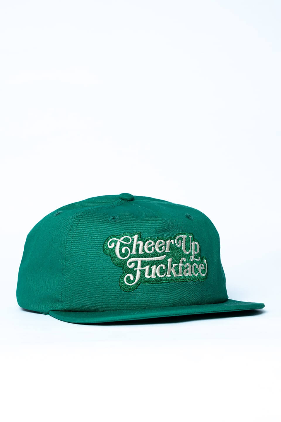Bobby Lovejoy | Embroidered Cotton Snapback Cap - Green